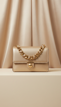 Champagne Glow Chain Shoulder Bag