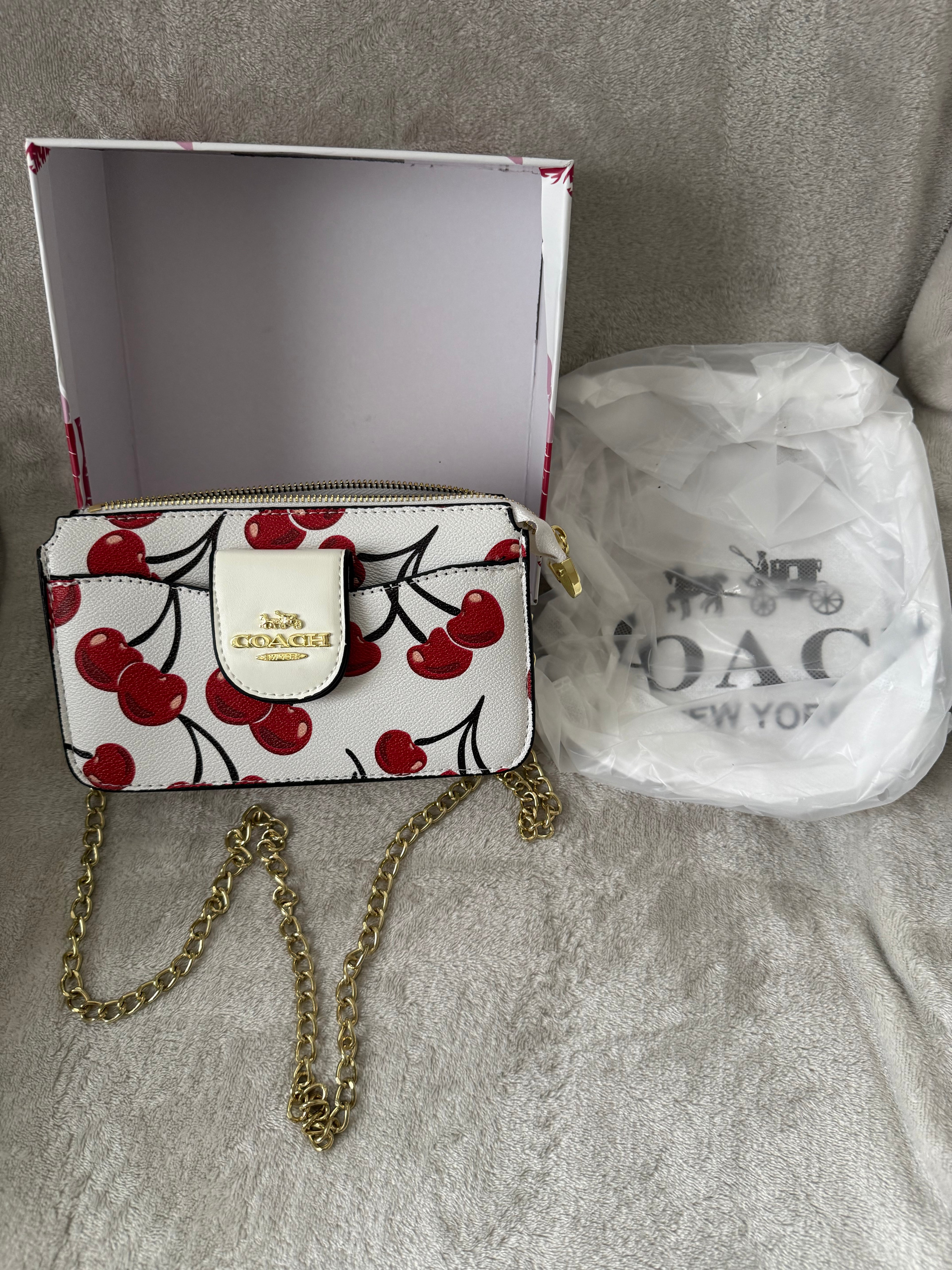 Red & White Crossbody