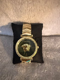 The Emerald Hour — Gold Bracelet Watch