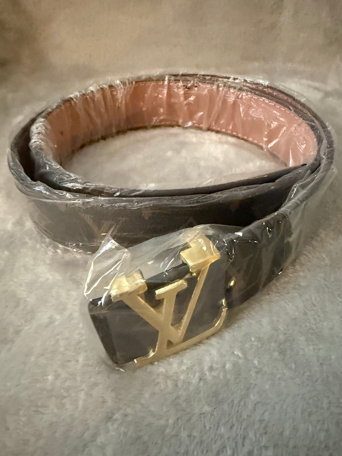 Signature Brown Leather Belt