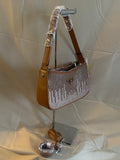 Mocha Shimmer Off-Shoulder Purse